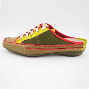 Donald J Pliner Sport Nappa/Antique Metallic/Basic Elastic Khaki/Cactus/Khaki 9M